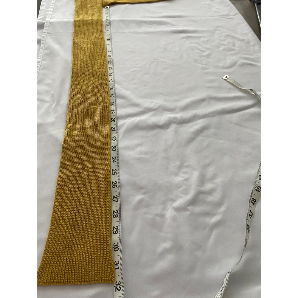 Free People FP Beach Women Ribbed Knit Boho Crop Tank Top Size S Mustard Yellow - Picture 7 of 9